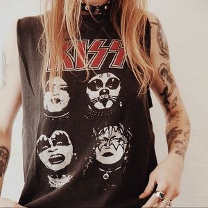 Insane Vintage 70’s Sleeveless KISS T-Shirt
